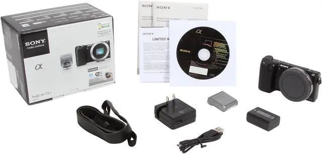 Alt view image 10 of 10 - SONY Alpha NEX-5T NEX-5T/B Black 16.1 MP 3.0" 921.6K Touch LCD Compact Interchangeable Lens Digital Camera - Body