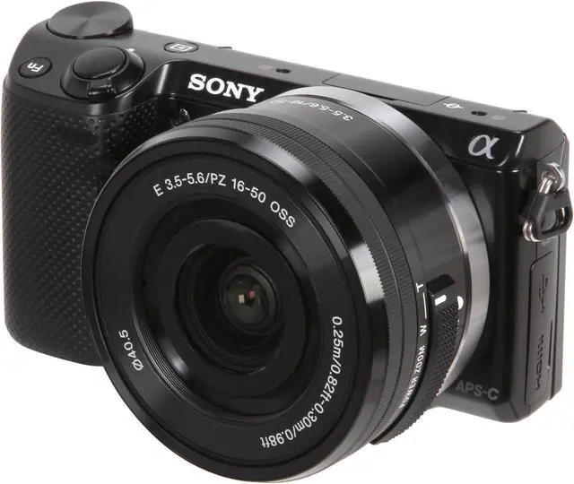 Main image of SONY Alpha NEX-5T NEX-5TL/B Black 16.1 MP 3.0" 921.6K Touch LCD Compact Interchangeable Lens Digital Camera with 16-50mm lens