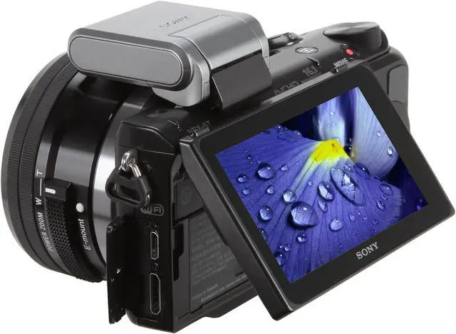 Alt view image 7 of 9 - SONY Alpha NEX-5T NEX-5TL/B Black 16.1 MP 3.0" 921.6K Touch LCD Compact Interchangeable Lens Digital Camera with 16-50mm lens