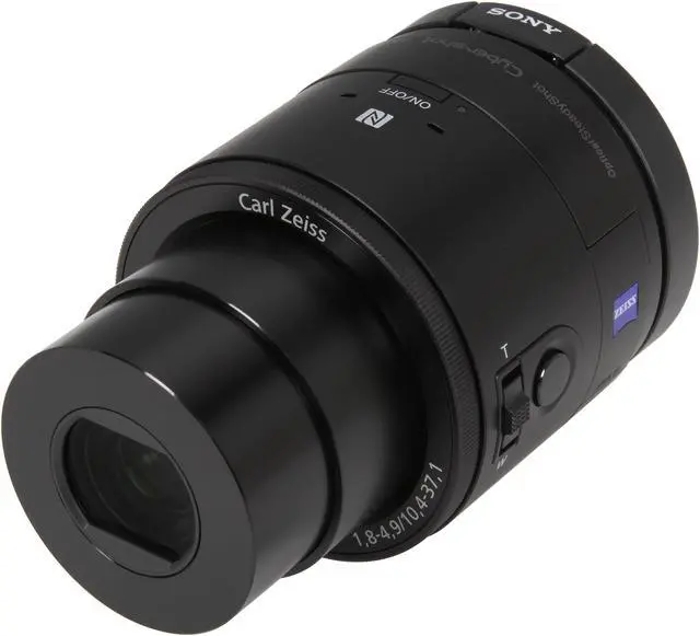 Main image of SONY DSCQX100/B Black 3.6X Optical Zoom Smartphone Attachable Lens-style Camera