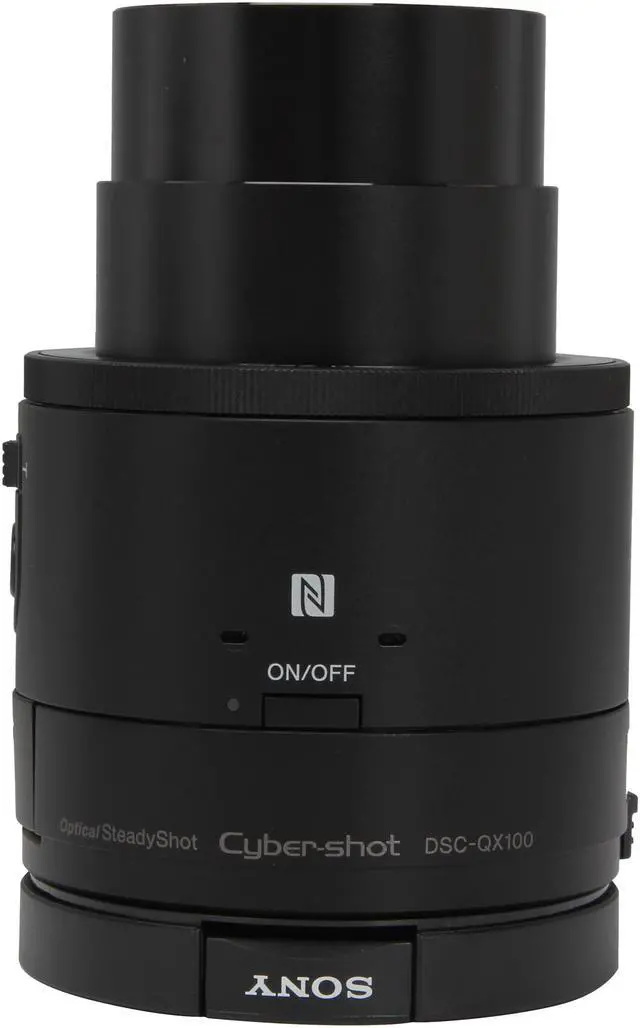 Alt view image 6 of 9 - SONY DSCQX100/B Black 3.6X Optical Zoom Smartphone Attachable Lens-style Camera