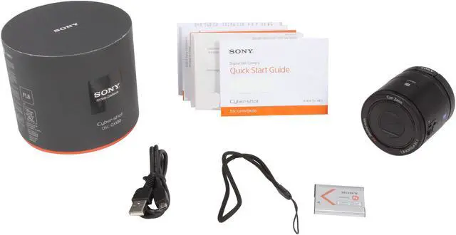 Alt view image 9 of 9 - SONY DSCQX100/B Black 3.6X Optical Zoom Smartphone Attachable Lens-style Camera