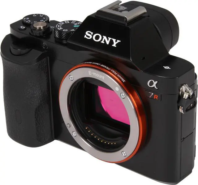 SONY Alpha a7R ILCE-7R/B Black Interchangeable Lens Camera - Body