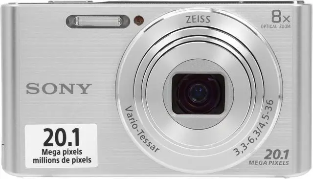 Alt view image 3 of 8 - SONY Cyber-shot W830 Silver 20.1MP 8X Optical Zoom 25mm Wide Angle Digital Camera