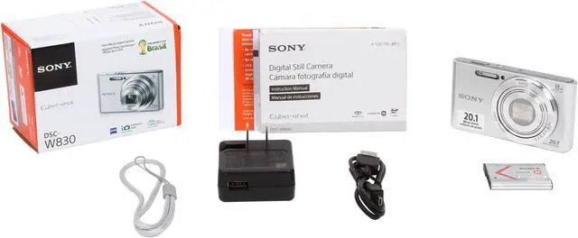 Alt view image 9 of 8 - SONY Cyber-shot W830 Silver 20.1MP 8X Optical Zoom 25mm Wide Angle Digital Camera