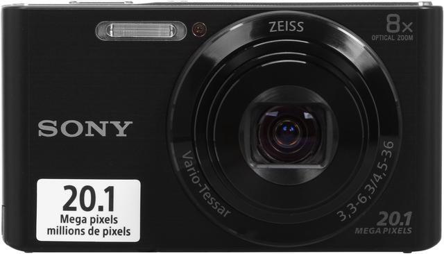 Alt view image 3 of 8 - SONY Cyber-shot W830 Black 20.1MP 8X Optical Zoom Digital Camera