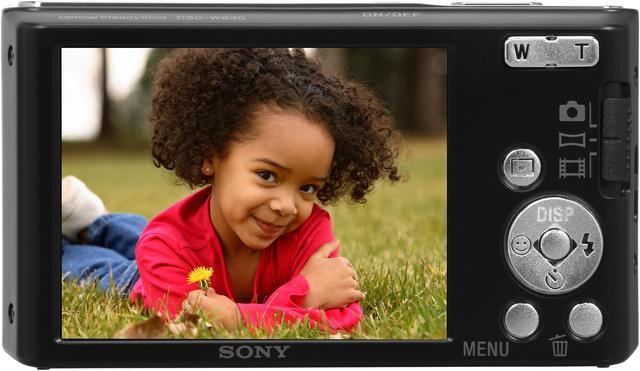Alt view image 5 of 8 - SONY Cyber-shot W830 Black 20.1MP 8X Optical Zoom Digital Camera