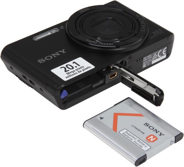 Alt view image 8 of 8 - SONY Cyber-shot W830 Black 20.1MP 8X Optical Zoom Digital Camera