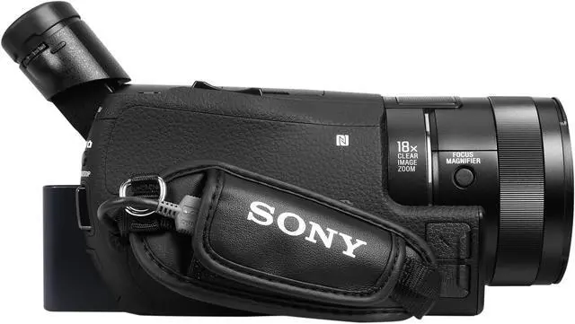 Alt view image 3 of 9 - SONY FDR-AX100/B Black 1" Exmor R CMOS 3.5" 921K Touch LCD 12X Optical Zoom Full HD HDD/Flash Memory Camcorder