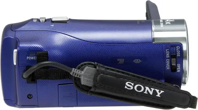 Alt view image 5 of 9 - SONY Handycam CX240 HDR-CX240/L Blue 1/5.8" CMOS 2.7" 230K LCD 27X Optical Zoom Full HD HDD/Flash Memory Camcorder