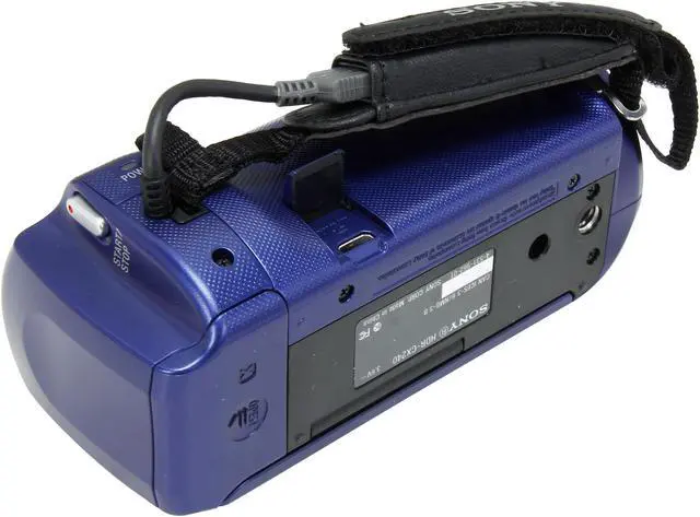 Alt view image 7 of 9 - SONY Handycam CX240 HDR-CX240/L Blue 1/5.8" CMOS 2.7" 230K LCD 27X Optical Zoom Full HD HDD/Flash Memory Camcorder