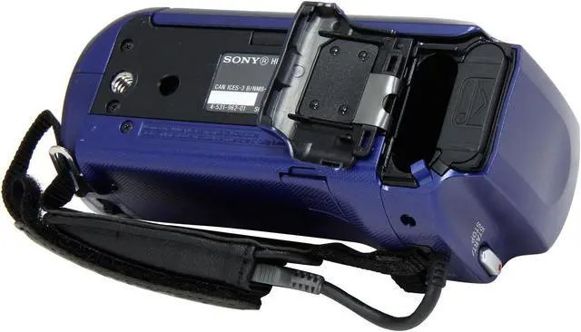 Alt view image 8 of 9 - SONY Handycam CX240 HDR-CX240/L Blue 1/5.8" CMOS 2.7" 230K LCD 27X Optical Zoom Full HD HDD/Flash Memory Camcorder