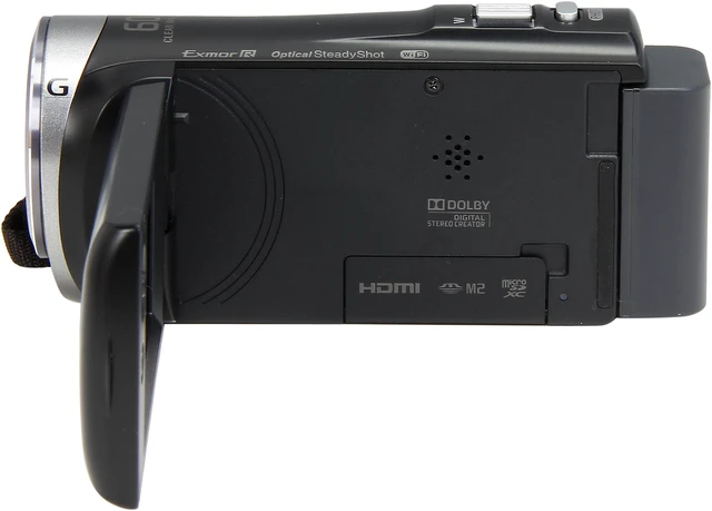 Alt view image 3 of 11 - SONY HDR-CX330/B Black 1/5.8" CMOS 2.7" 230K LCD 30X Optical Zoom Full HD HDD/Flash Memory Camcorder