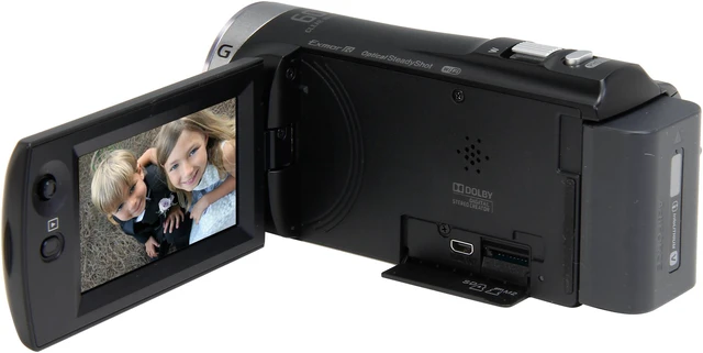 Alt view image 7 of 11 - SONY HDR-CX330/B Black 1/5.8" CMOS 2.7" 230K LCD 30X Optical Zoom Full HD HDD/Flash Memory Camcorder