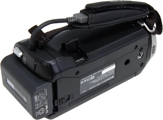 Alt view image 8 of 11 - SONY HDR-CX330/B Black 1/5.8" CMOS 2.7" 230K LCD 30X Optical Zoom Full HD HDD/Flash Memory Camcorder