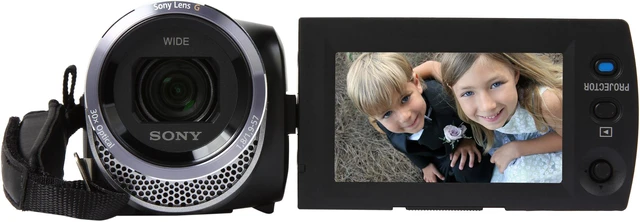 Alt view image 2 of 9 - SONY HDR-PJ340/B Black 1/5.8" CMOS 2.7" 230K LCD 24X Optical Zoom Full HD HDD/Flash Memory Camcorder