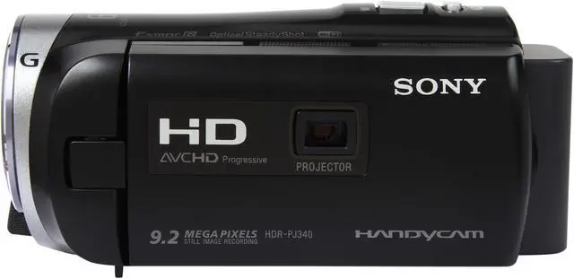 SONY HDR-PJ340/B Black Full HD HDD/Flash Memory Camcorder - Newegg.com