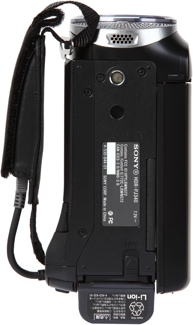 Alt view image 7 of 9 - SONY HDR-PJ340/B Black 1/5.8" CMOS 2.7" 230K LCD 24X Optical Zoom Full HD HDD/Flash Memory Camcorder