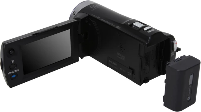 Alt view image 8 of 9 - SONY HDR-PJ340/B Black 1/5.8" CMOS 2.7" 230K LCD 24X Optical Zoom Full HD HDD/Flash Memory Camcorder