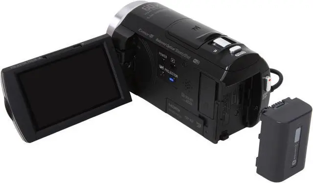 Alt view image 8 of 9 - SONY HDR-PJ540/B Black 1/5.8" CMOS 3.0" 460K Touch LCD 30X Optical Zoom Full HD HDD/Flash Memory Camcorder