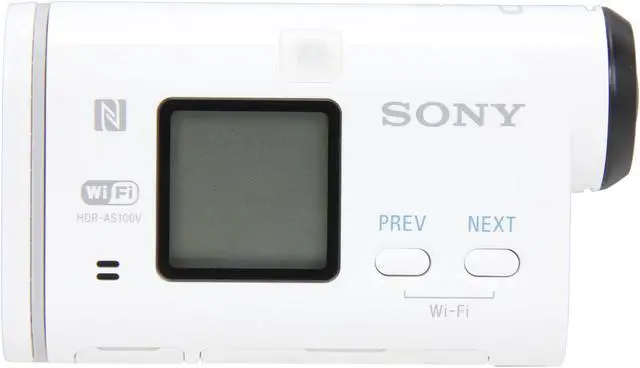 Alt view image 4 of 17 - Sony HDR-AS100V/W White 13.5MP POV Action Cam