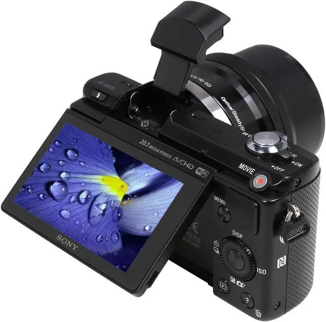 Alt view image 8 of 11 - SONY Alpha a5000 ILCE-5000L/B Black 20.1MP 3.0" 460K LCD Compact Interchangeable Lens Digital Camera with 16-50mm Lens