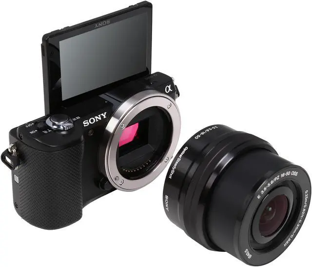 Alt view image 9 of 11 - SONY Alpha a5000 ILCE-5000L/B Black 20.1MP 3.0" 460K LCD Compact Interchangeable Lens Digital Camera with 16-50mm Lens