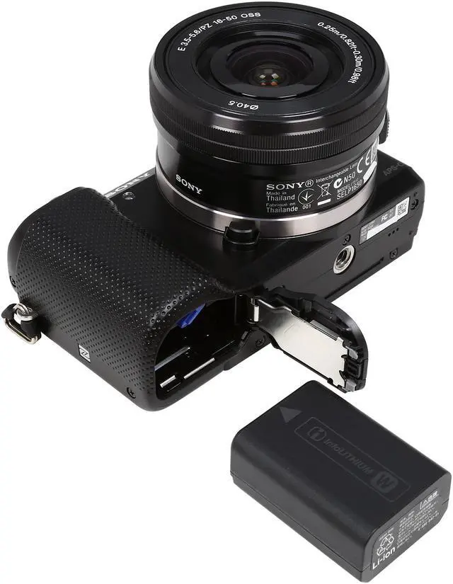 Alt view image 10 of 11 - SONY Alpha a5000 ILCE-5000L/B Black 20.1MP 3.0" 460K LCD Compact Interchangeable Lens Digital Camera with 16-50mm Lens