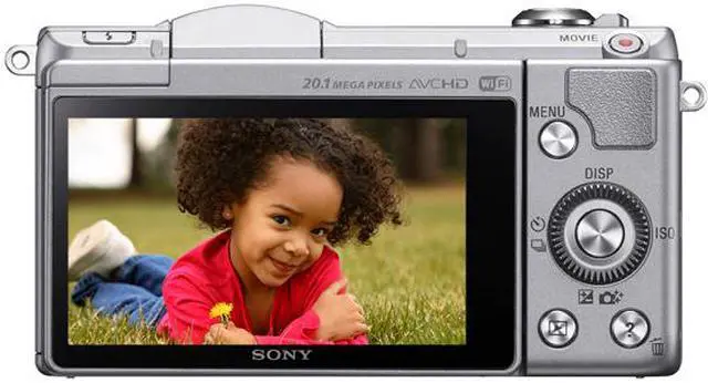 Alt view image 3 of 6 - SONY Alpha a5000 ILCE-5000L/S Silver 20.1MP 3.0" 460K LCD Compact Interchangeable Lens Digital Camera with 16-50mm Lens