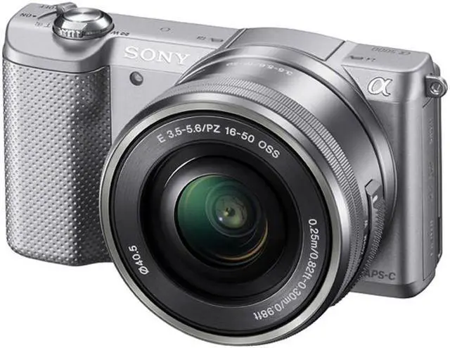 Main image of SONY Alpha a5000 ILCE-5000L/S Silver 20.1MP 3.0" 460K LCD Compact Interchangeable Lens Digital Camera with 16-50mm Lens