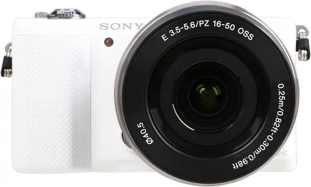 Alt view image 3 of 11 - SONY Alpha a5000 ILCE-5000L/W White 20.1MP 3.0" 460K LCD Compact Interchangeable Lens Digital Camera with 16-50mm Lens