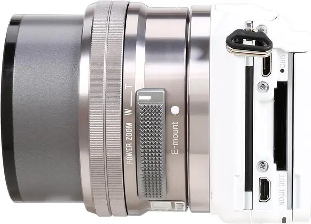 Alt view image 6 of 11 - SONY Alpha a5000 ILCE-5000L/W White 20.1MP 3.0" 460K LCD Compact Interchangeable Lens Digital Camera with 16-50mm Lens