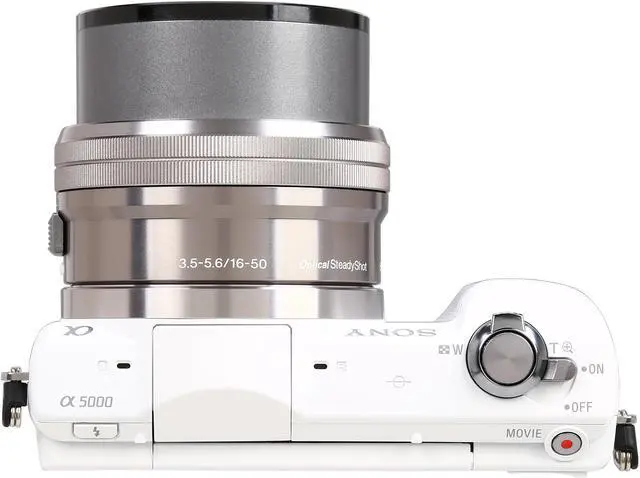 Alt view image 7 of 11 - SONY Alpha a5000 ILCE-5000L/W White 20.1MP 3.0" 460K LCD Compact Interchangeable Lens Digital Camera with 16-50mm Lens