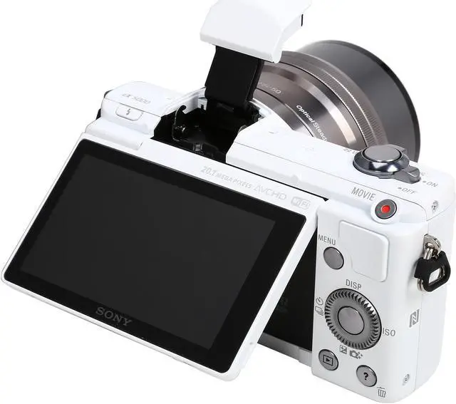 Alt view image 9 of 11 - SONY Alpha a5000 ILCE-5000L/W White 20.1MP 3.0" 460K LCD Compact Interchangeable Lens Digital Camera with 16-50mm Lens