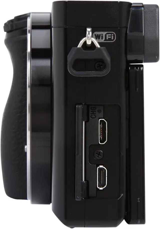 Alt view image 5 of 10 - SONY Alpha a6000 ILCE-6000/B Black 24.3 MP 3.0" 921.6K LCD Mirrorless Camera - Body Only