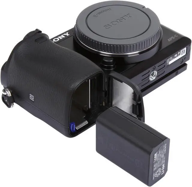 Alt view image 9 of 10 - SONY Alpha a6000 ILCE-6000/B Black 24.3 MP 3.0" 921.6K LCD Mirrorless Camera - Body Only