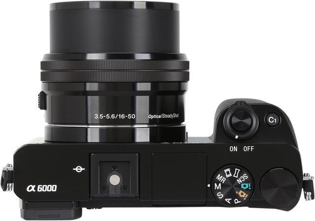 Alt view image 7 of 11 - Sony Alpha A6000 ILCE-6000L/B Black Mirrorless Camera with 16-50 mm Lens