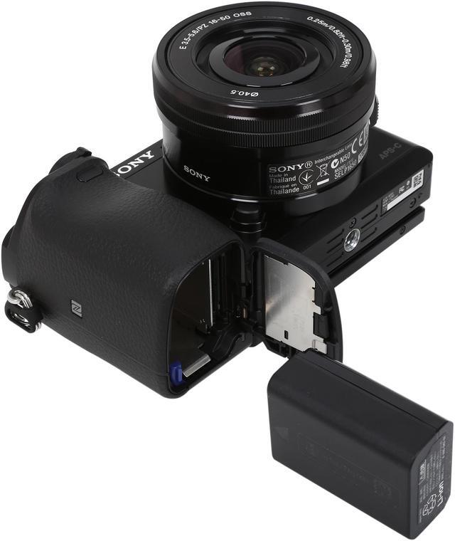 Alt view image 10 of 11 - Sony Alpha A6000 ILCE-6000L/B Black Mirrorless Camera with 16-50 mm Lens