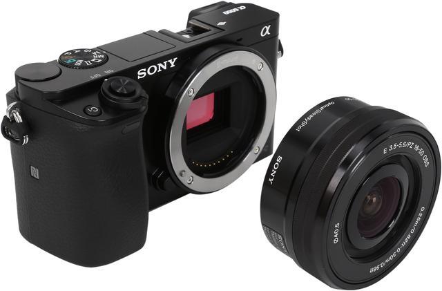 Alt view image 11 of 11 - Sony Alpha A6000 ILCE-6000L/B Black Mirrorless Camera with 16-50 mm Lens