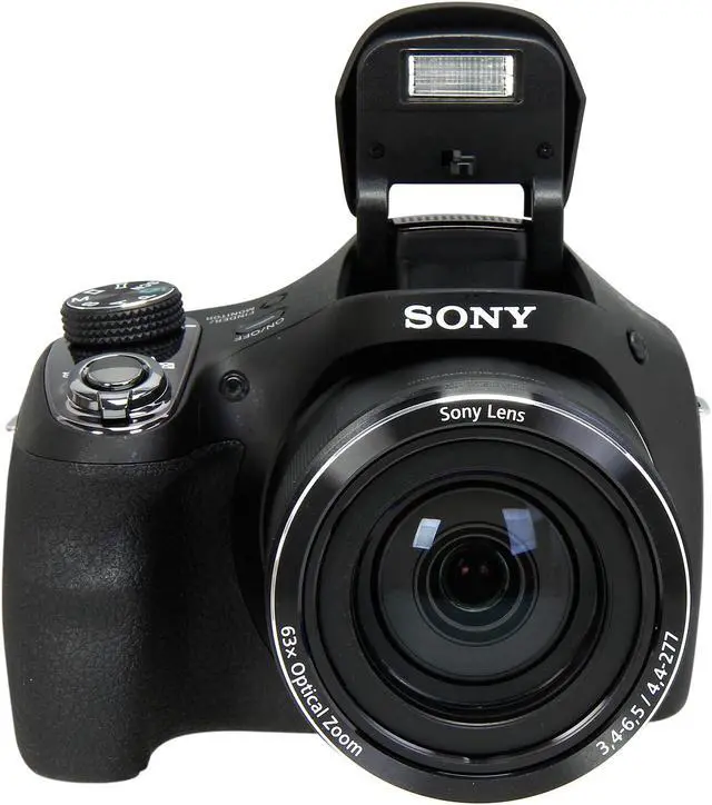 Alt view image 6 of 10 - SONY Cyber-shot H400 Black 20.1 MP 63X Optical Zoom Digital Camera