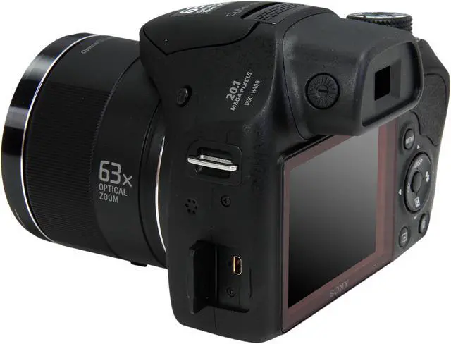 Alt view image 8 of 10 - SONY Cyber-shot H400 Black 20.1 MP 63X Optical Zoom Digital Camera