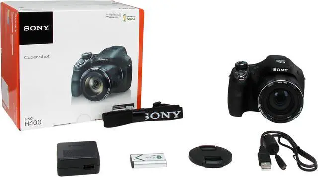 Alt view image 10 of 10 - SONY Cyber-shot H400 Black 20.1 MP 63X Optical Zoom Digital Camera