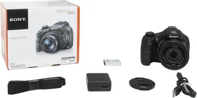 Alt view image 12 of 11 - SONY Cyber-shot HX400 Black 20.4 MP 50X Optical Zoom 24mm Wide Angle Digital Camera HDTV Output
