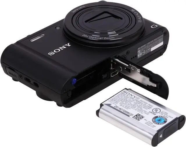 Alt view image 7 of 8 - SONY Cyber-shot WX350 Black 18.2 MP 20X Optical Zoom 25mm Wide Angle Digital Camera HDTV Output