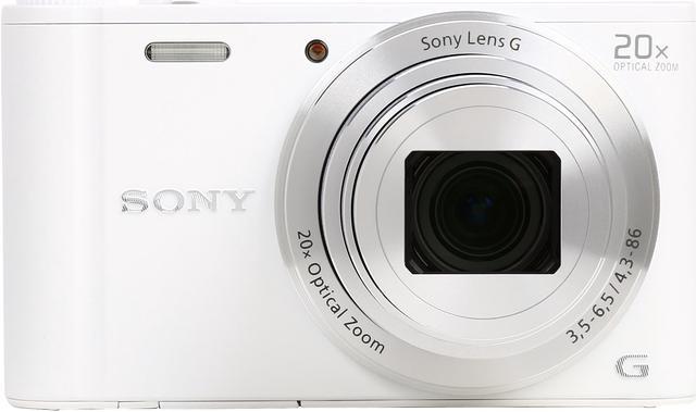 SONY Cyber-shot WX350 White 18.2 MP Digital Camera HDTV Output