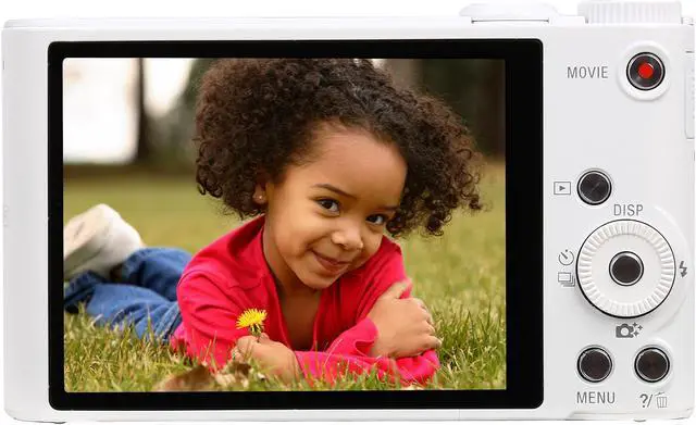 Alt view image 4 of 8 - SONY Cyber-shot WX350 White 18.2 MP 20X Optical Zoom Digital Camera HDTV Output