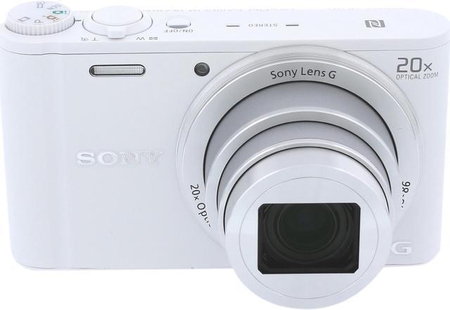 SONY Cyber-shot WX350 White 18.2 MP Digital Camera HDTV Output