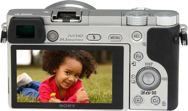 Alt view image 4 of 11 - SONY Alpha a6000 ILCE-6000L/S Silver 24.3MP 3.0" 921.6K LCD Mirrorless Interchangeable-lens Camera w/ 16-50mm lens