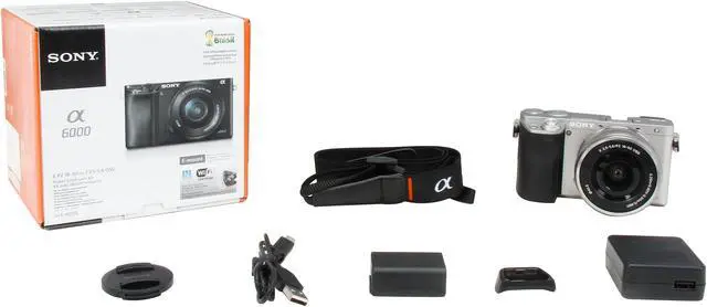 Alt view image 11 of 11 - SONY Alpha a6000 ILCE-6000L/S Silver 24.3MP 3.0" 921.6K LCD Mirrorless Interchangeable-lens Camera w/ 16-50mm lens