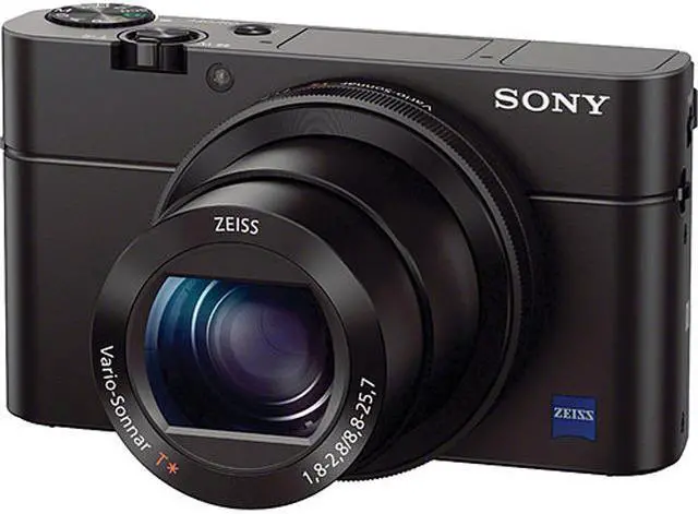 Main image of SONY Cyber-shot RX100 III Black 20.1MP 2.9X Optical Zoom 25mm Wide Angle Digital Camera HDTV Output